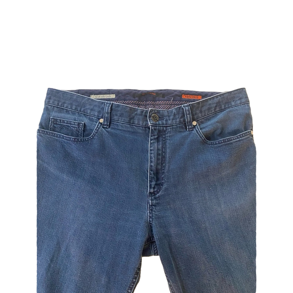 ALBERTO jeans PIPE AUTHENTIC DENIM WASHED MED BLUE W35 L36👖 - Picture 3 of 11